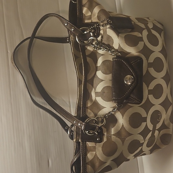 COACH OP Art Charm Tote Bag - Picture 2 of 13